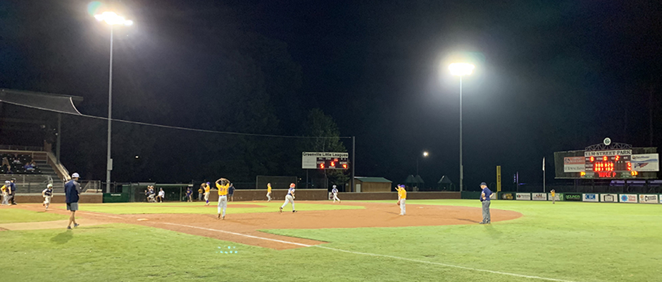 2020 Night Baseball at Elm Street Park